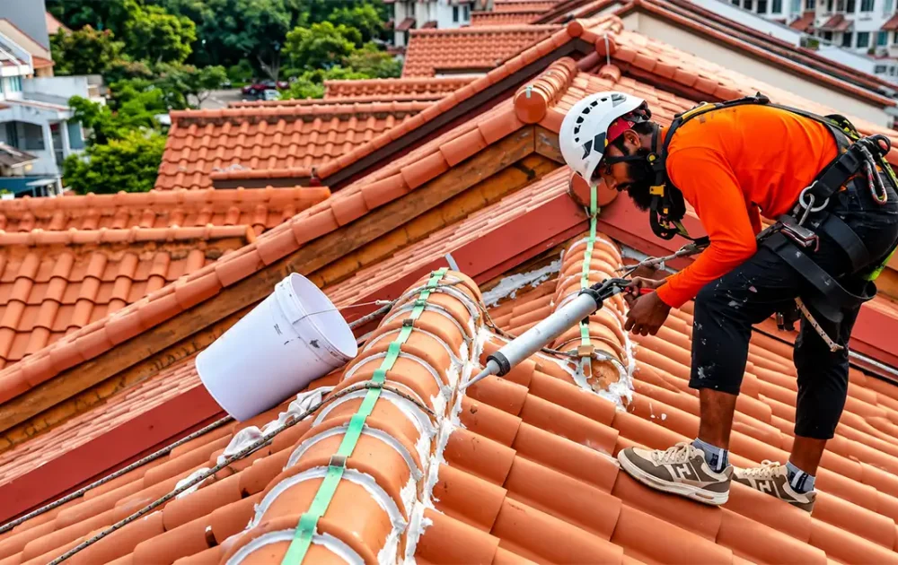 Roof Leak Repair Project 8